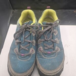 Ahnu Blue and Yellow Women's‎ Sneakers